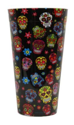 All Over Sugar Skull Plastic Cup - Spirithalloween.com