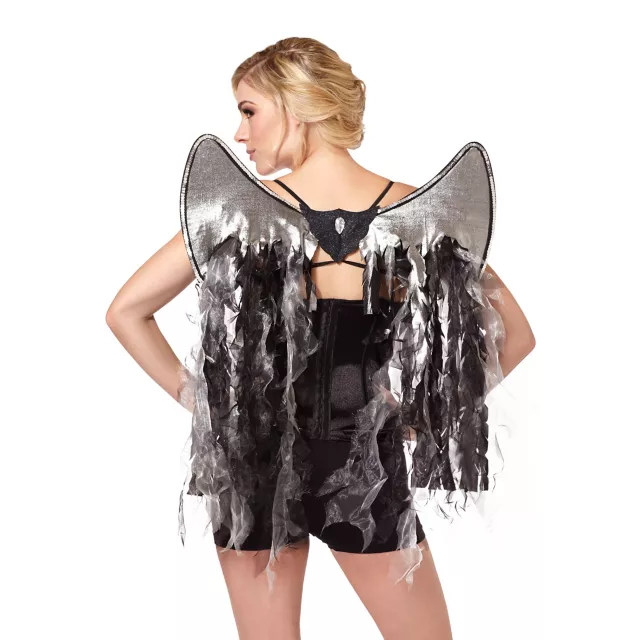 Black Shreddy Fairy Wings at Spirit Halloween