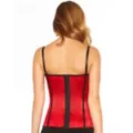 Red and Black Pleather Corset at Spirit Halloween