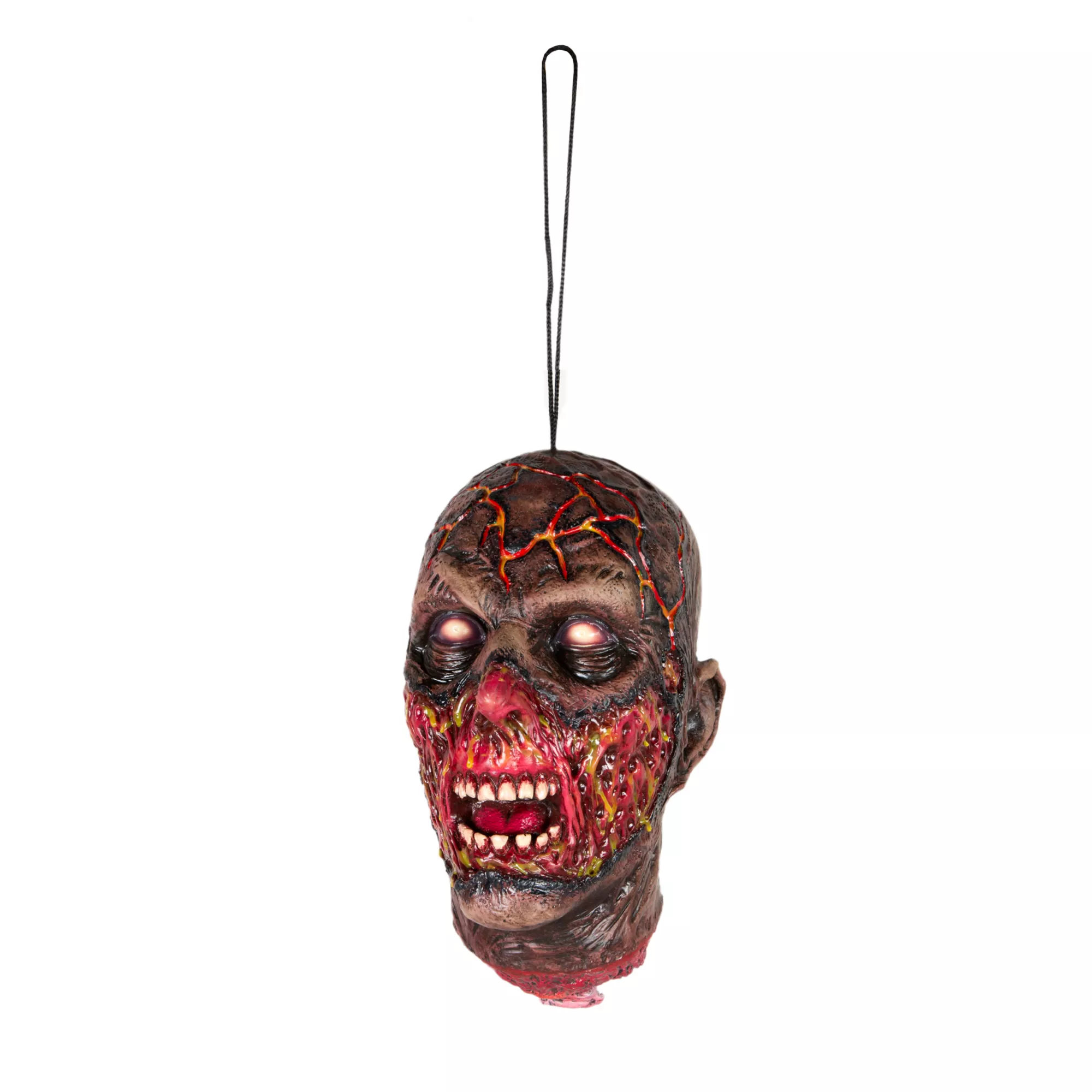 Burnt Zombie Hanging Head at Spirit Halloween