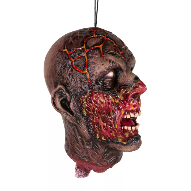 Burnt Zombie Hanging Head at Spirit Halloween