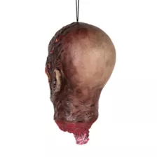 Burnt Zombie Hanging Head at Spirit Halloween
