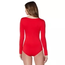 Red Long Sleeve Bodysuit at Spirit Halloween