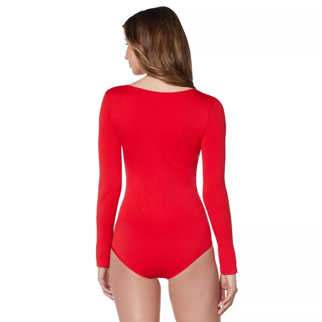 Red Long Sleeve Bodysuit at Spirit Halloween