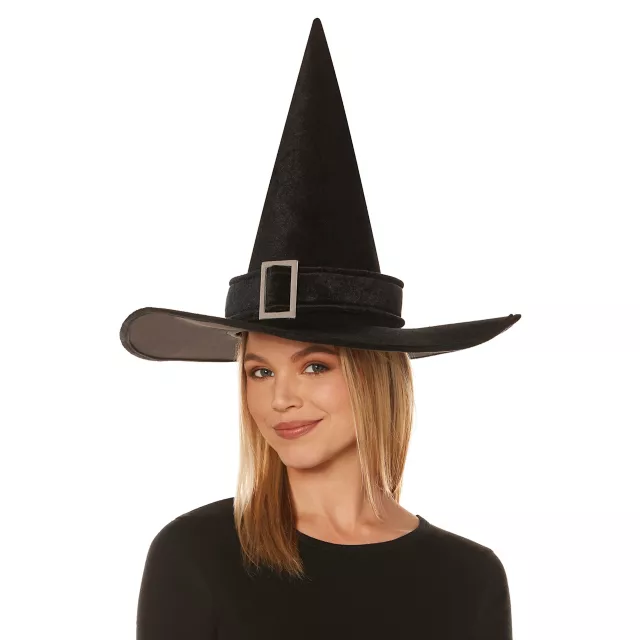 Witch Hat With Buckle Black Witch Hat With Buckle Black