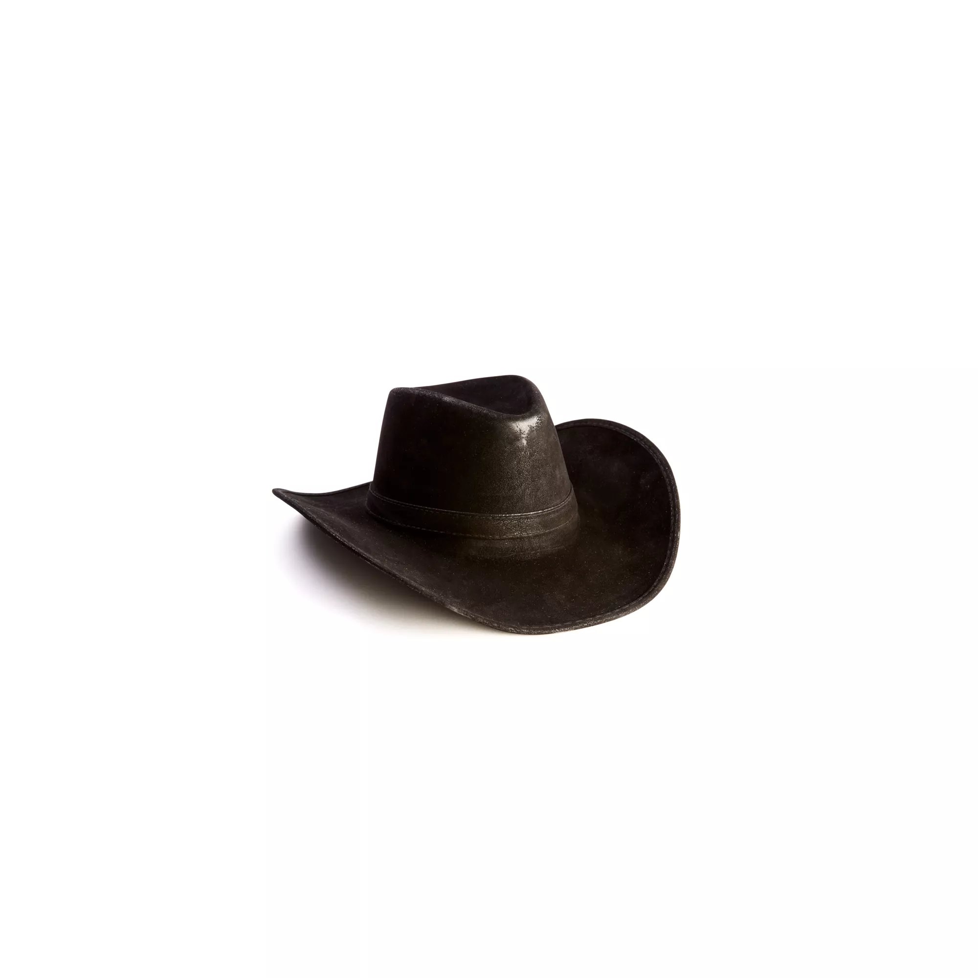 Black Cowboy Hat Deluxe at Spencer's
