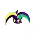 Purple Yellow and Green Jester Hat at Spirit Halloween