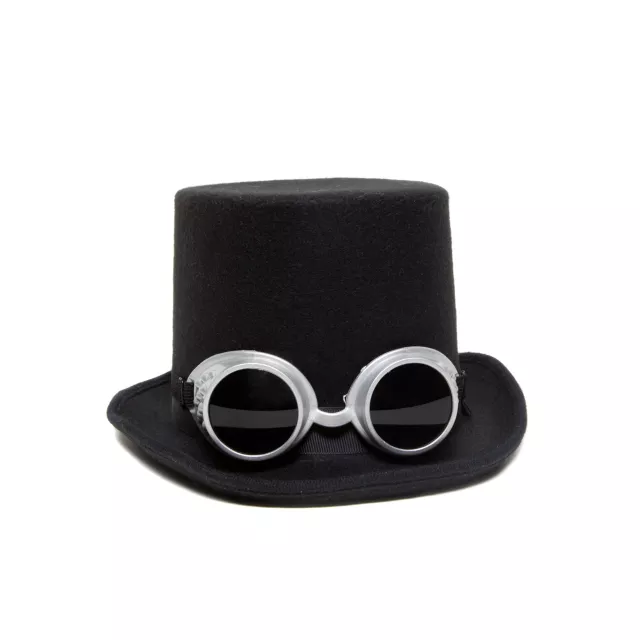 Steam Top Hat With Goggles at Spirit Halloween