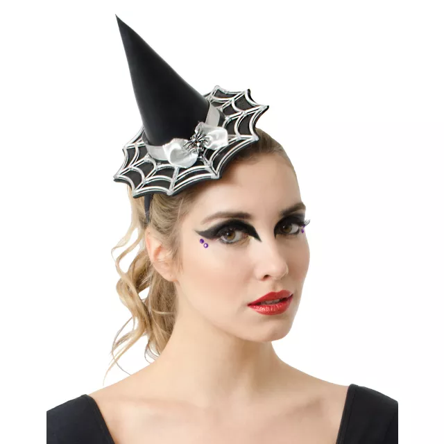 Mini Witch Web Hat at Spirit Halloween