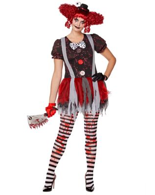 Circus Cutie Women Costume Adult Clown Outfit Ladies Halloween