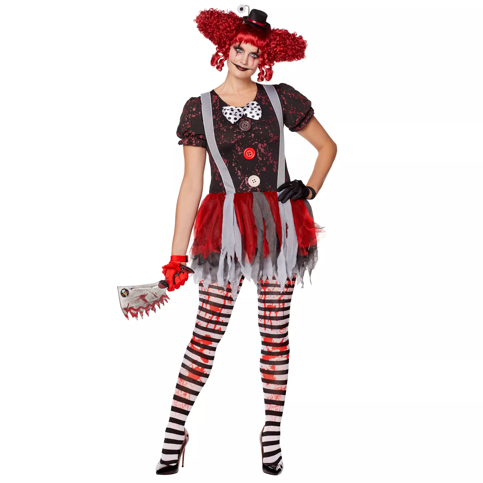 Adult Horror Clown Plus Size Costume at Spirit Halloween