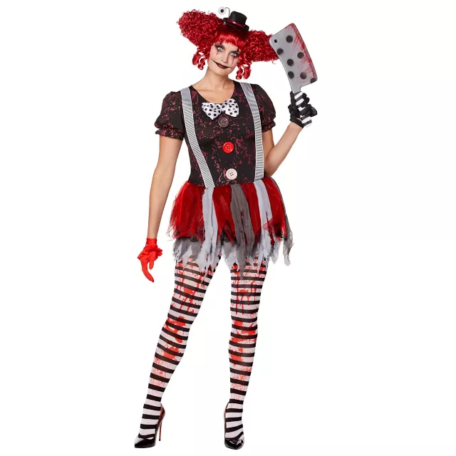 Adult Horror Clown Costume - Spirithalloween.com