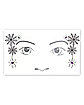 Kids Witch Face Tattoo Decal
