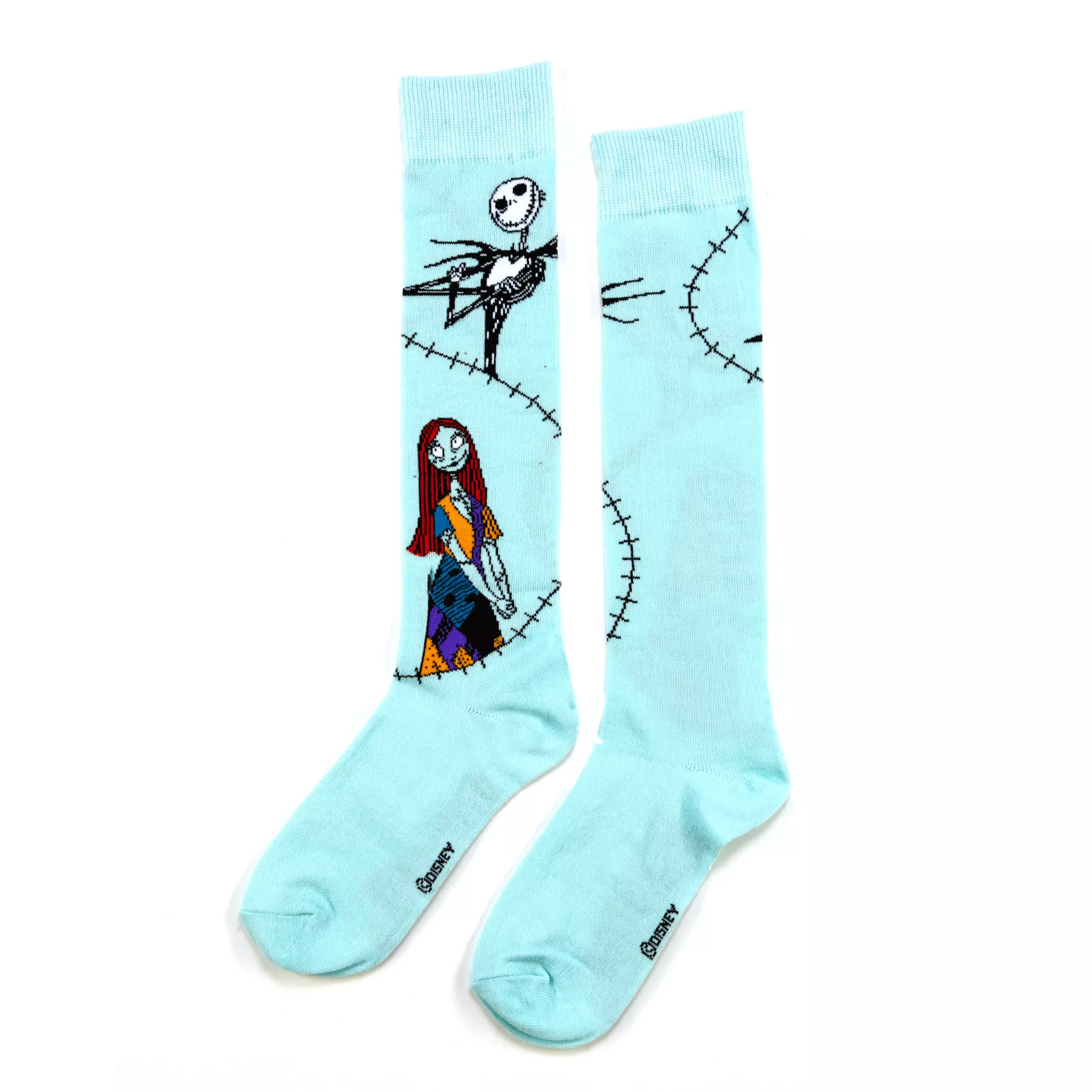 Stitched Sally Knee High Socks - The Nightmare Before Christmas at Spirit Halloween