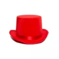 Red Deluxe Top Hat at Spirit Halloween