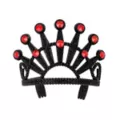 Black Tiara with Red Stones at Spirit Halloween