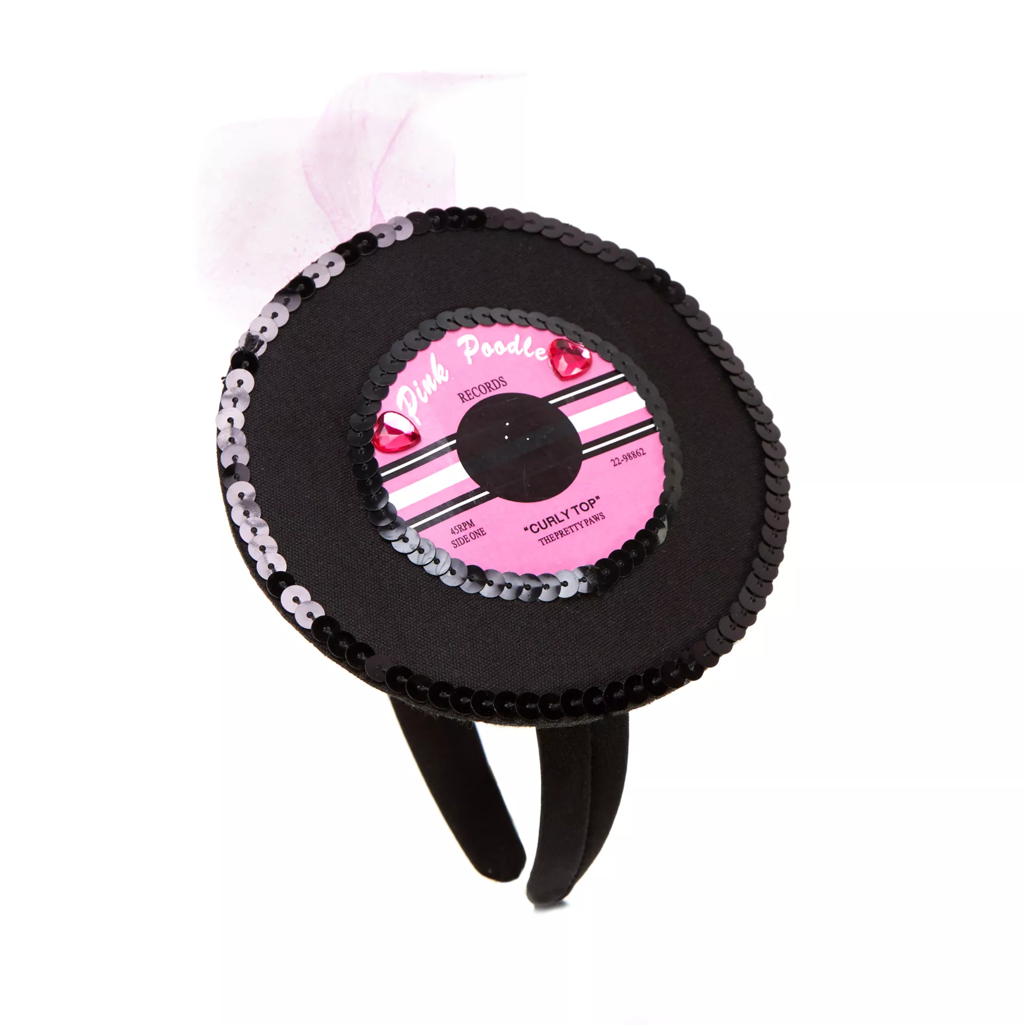 Girls 50's Record Headband at Spirit Halloween