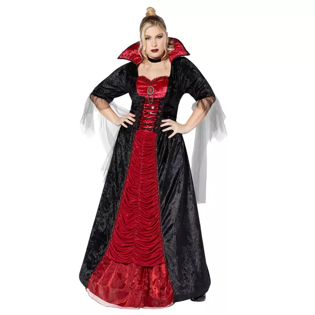 Adult Victorian Vampiress Plus Size Costume