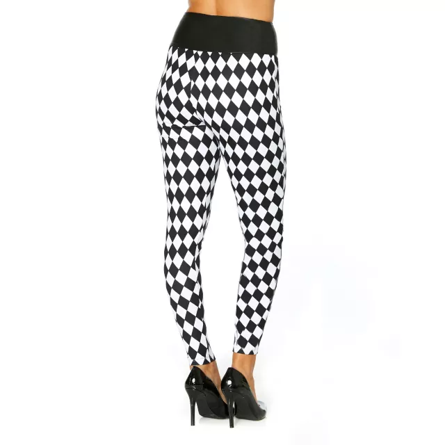 Harlequin Front Zip Leggings at Spirit Halloween