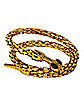 Goldtone Roman Snake Cuff