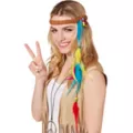 Hippie Faux Feather Headband at Spencer's