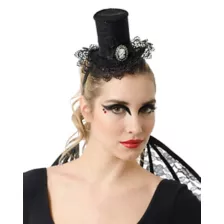 Gothic Top Hat with Skeleton Cameo at Spirit Halloween