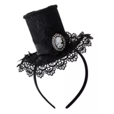 Gothic Top Hat with Skeleton Cameo at Spirit Halloween