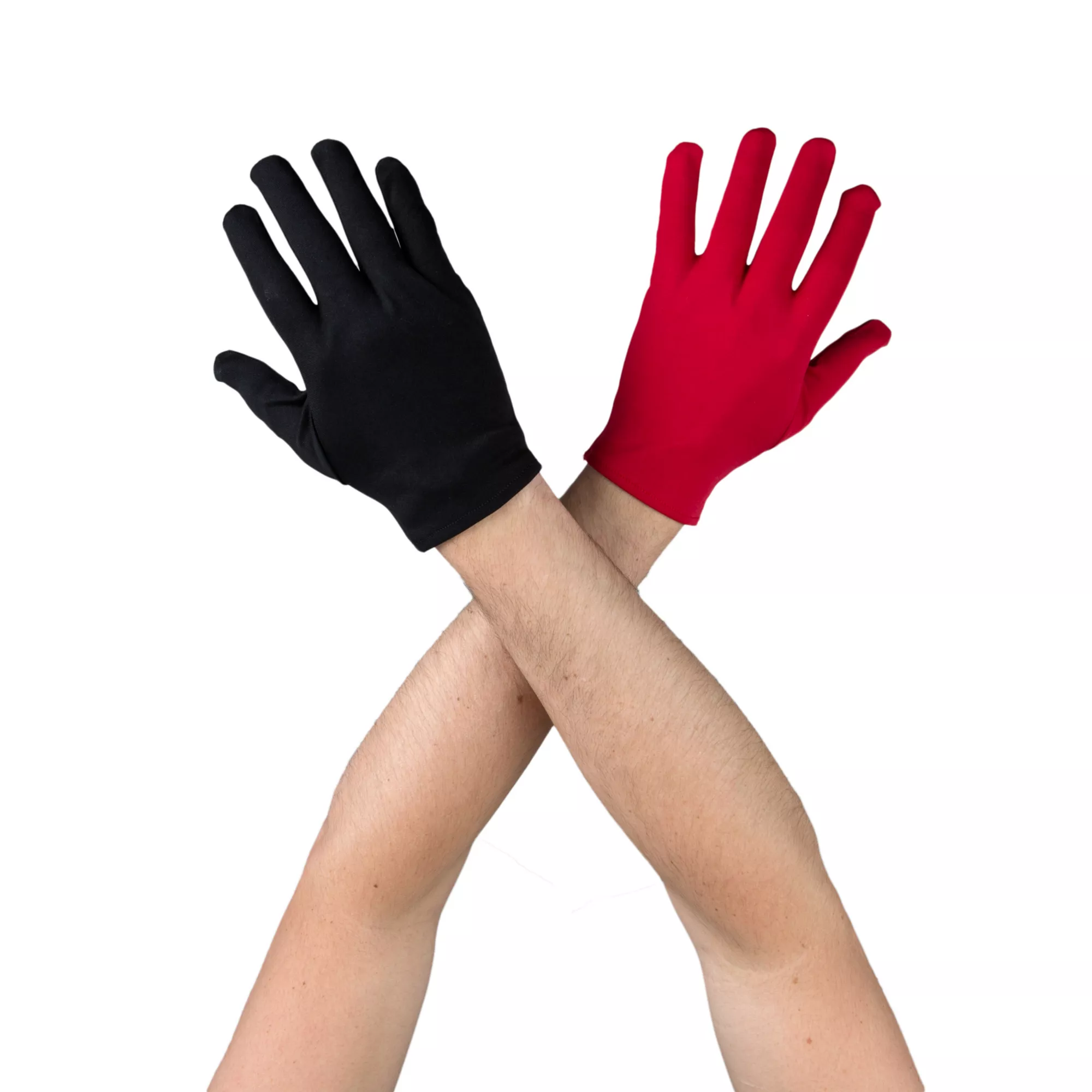 Black and Red Male Gloves at Spirit Halloween