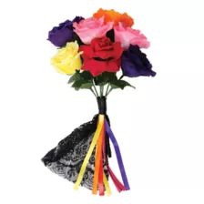 Day of the Dead Multi Color Bouquet at Spirit Halloween