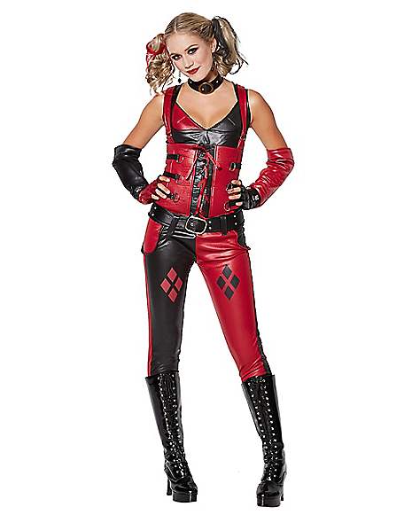 Adult Arkham Harley Quinn Costume 