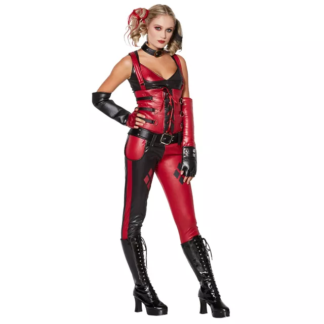 Adult Arkham Harley Quinn Costume - DC Comics at Spencer's