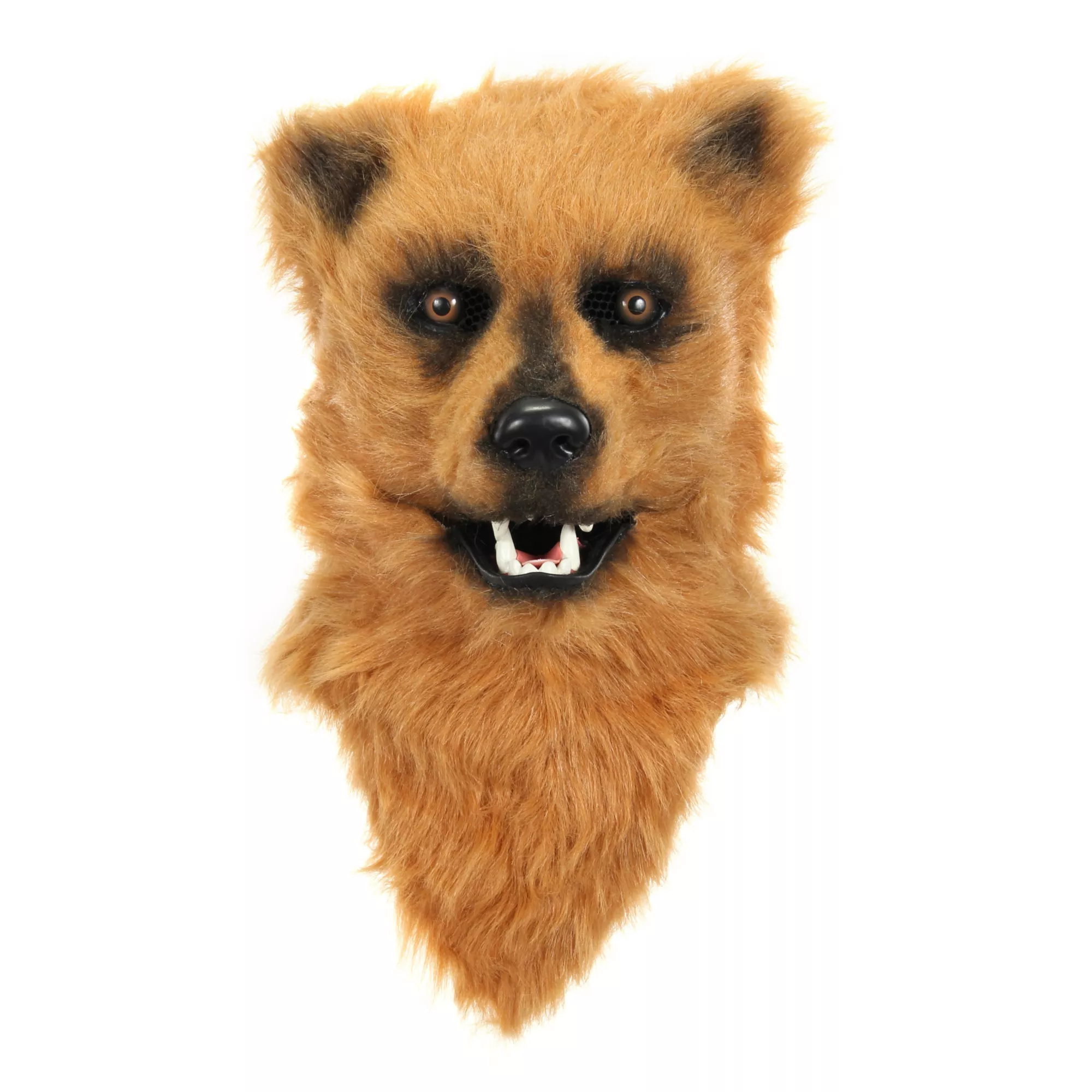 Brown Bear Moving Mouth Full Mask at Spencer's
