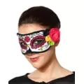 Day of the Dead Multi Color Flowers Eye Mask at Spirit Halloween
