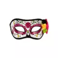 Day of the Dead Multi Color Flowers Eye Mask at Spirit Halloween