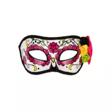 Day of the Dead Multi Color Flowers Eye Mask at Spirit Halloween