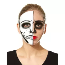 Skeleton Half Mask at Spencer's