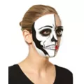 Skeleton Half Mask at Spencer's