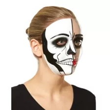 Skeleton Half Mask at Spencer's