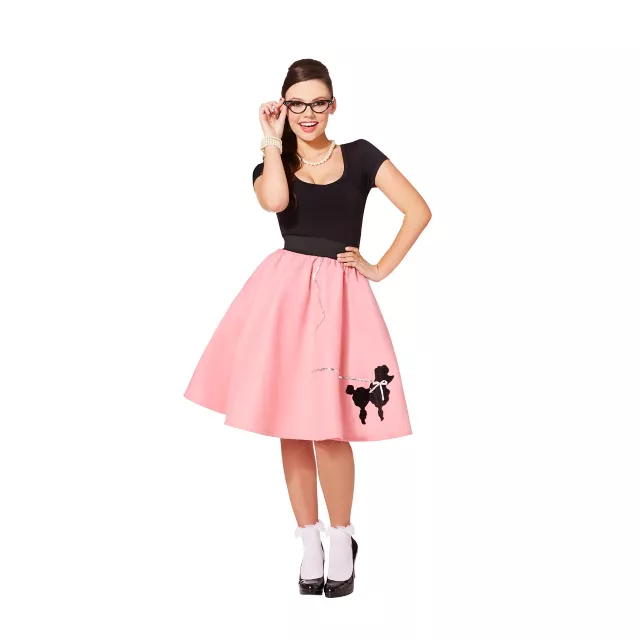 Adult 50s Poodle Skirt