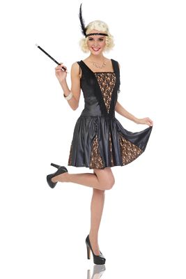 Adult Peek A Boo Flapper Costume