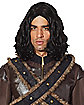 Black Medieval Wig