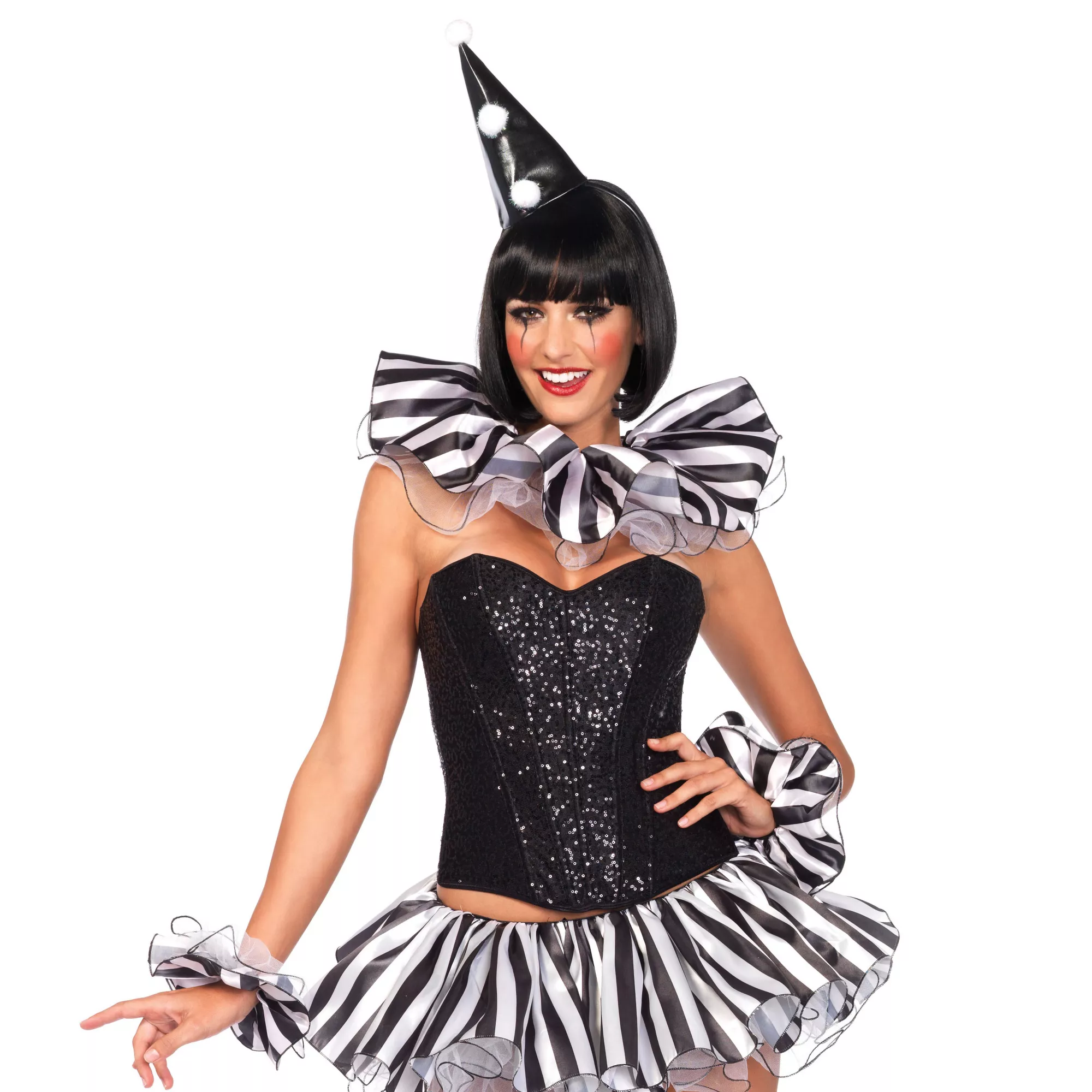 Black and White Ruffle Kit at Spirit Halloween