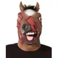 Zombie Horse Mask With Faux Fur at Spencer's