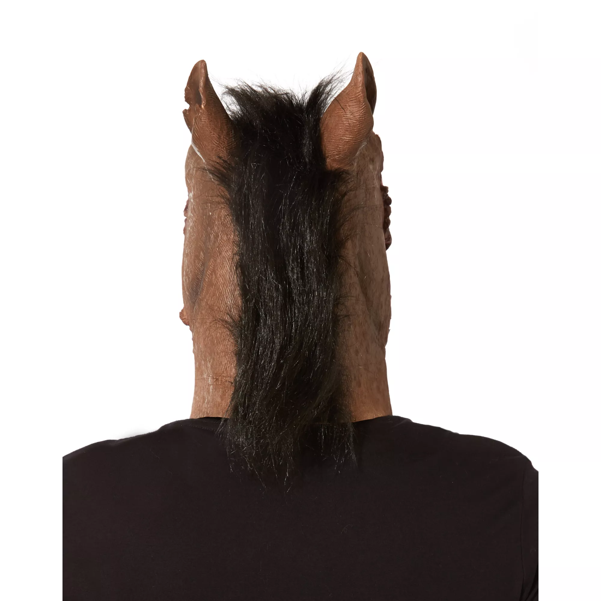 Zombie Horse Mask With Faux Fur at Spencer's