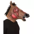 Zombie Horse Mask With Faux Fur at Spencer's