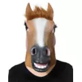 Female Horse Mask With Faux Fur at Spencer's