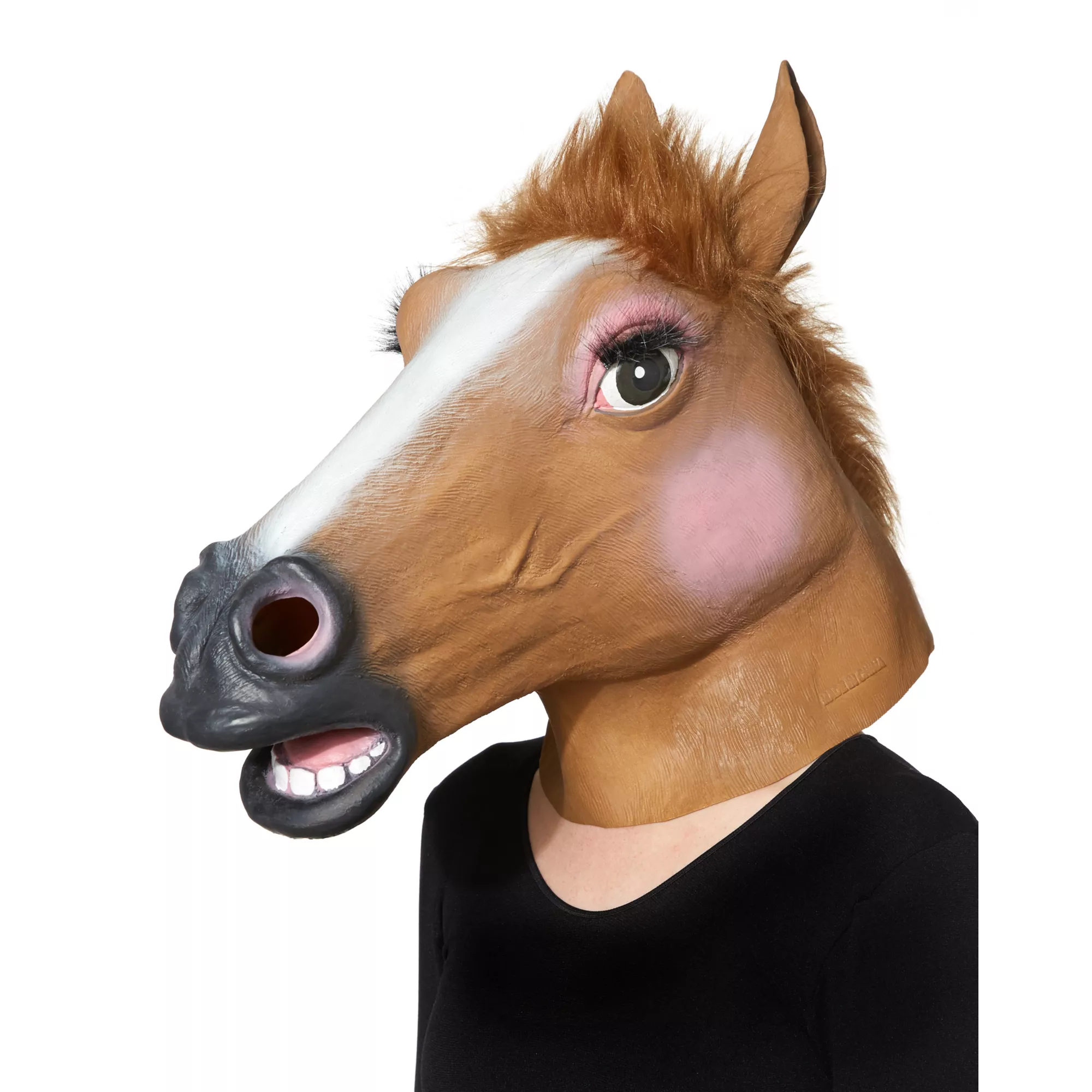 Female Horse Mask With Faux Fur at Spencer's
