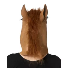 Female Horse Mask With Faux Fur at Spencer's