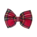 School Nerd Plaid Hair Bow at Spencer's