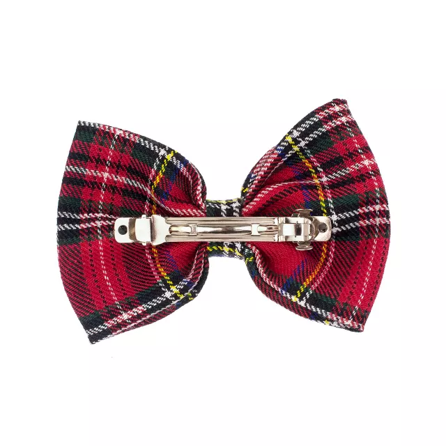 School Nerd Plaid Hair Bow at Spencer's